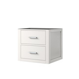 Lexora Castor 20 inch W x 18 in D White Single Bath Wall Hung Vanity Cabinet - LVC20SA000