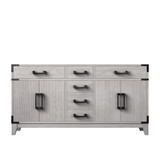 Lexora Laurel 60 inch W White Oak Double Sink Vanity Cabinet - LVL60DM000