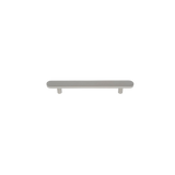 JVJ 63446 Plateau Collection Satin Nickel Finish 96 mm Flat Oval Pull, Composition Solid Brass