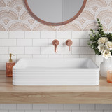 Swiss Madison SM-VS342 Adour 25'' Vessel Sink - White Swiss Madison SM-VS342 Adour 25'' Vessel Sink - White