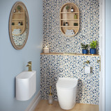 Swiss Madison SM-WC328 Fantome H Concealed Toilet Tank Carrier System with Top Flush for Back-to-Wall Toilet Swiss Madison SM-WC328 Fantome H Concealed Toilet Tank Carrier System with Top Flush for Back-to-Wall Toilet