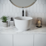 Swiss Madison SM-VS390 Calice 15'' Vessel Sink - White