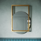 Swiss Madison SM-VM50BG Pierre 35.5" Vanity Mirror - Brushed Gold