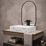 Swiss Madison SM-VSM282W1 Voltaire 22" Ceramic Vessel Bathroom Sink - White Marble Swiss Madison SM-VSM282W1 Voltaire 22" Ceramic Vessel Bathroom Sink - White Marble