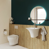 Swiss Madison SM-WS331 Ivy 19" Wall-Mount Bathroom Sink Swiss Madison SM-WS331 Ivy 19" Wall-Mount Bathroom Sink
