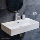 Swiss Madison SM-WS333 Claire 30" Rectangle Wall-Mount Bathroom Sink