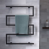 Swiss Madison SM-TW00MB Voltaire 5-Bar Electric Towel Warmer in Matte Black