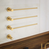 Swiss Madison SM-TW0901BG Claire 3-Bar Electric Towel Warmer - Brushed Gold