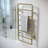 Swiss Madison SM-TW1901BG Ivy 8-Bar Electric Towel Warmer - Brushed Gold