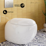 Swiss Madison SM-WT560 Plaisir Back to Wall Toilet