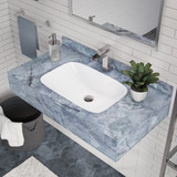 Swiss Madison SM-WS260BC Avancer 36'' Wall Mount Sink In Blue Celeste