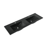Swiss Madison 60 inch Bathroom Vanity Sink & Counter Top - Matte Black - SM-VT360MB