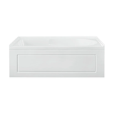 Swiss Madison SM-AB0202GW Concorde 60" x 30" Left-Hand Drain Alcove Bathtub with Apron and Armrest