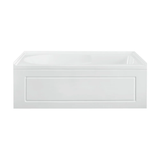 Swiss Madison SM-AB0201GW Concorde 60" x 30" Right-Hand Drain Alcove Bathtub with Apron and Armrest