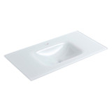 Fine Fixtures White 36" x 19" Serenity Vanity Sink With Integrated Countertop - VG3618W
