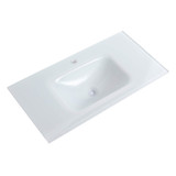 Fine Fixtures White 36" x 19" Serenity Vanity Sink With Integrated Countertop - VG3618W