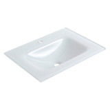 Fine Fixtures White 24" x 19" Serenity Vanity Sink With Integrated Countertop - VG2418W