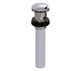 Aquabrass 699BN Round Lavatory Pop-up Drain With Overflow - Brushed Nickel
