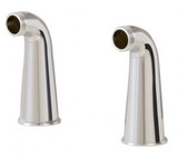 Aquabrass 131PC Deck Mount Elbows For Wall Mount Cradle Tub Filler Faucet - Polished Chrome