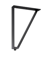 Blossom 15 inch Metal Legs  Matte Black - L9 15 MT