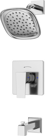 Symmons Verity HydroMersion Tub and Shower Faucet Trim - Chrome - 4992TRM