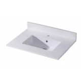 Blossom 30.5" White Quartz Countertop with Ceramic Undermount Sink - CT5000 3022 02 C