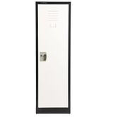 Alpine ADI629-01-B-W 48'' Locker for Kids  Black Body With White Doors