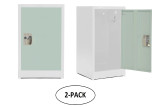 Alpine ADI629-02-MGRN-PKG-2 24'' Locker for Kids  Misty Green 2-Pack
