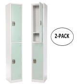 Alpine Large 2 Door Locker  Misty Green 2-Pack - ADI629-202-MGRN-PKG-2