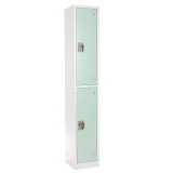 Alpine ADI629-202-MGRN-PKG-2 Large 2 Door Locker  Misty Green 2-Pack