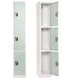 Alpine ADI629-203-MGRN-PKG-2 Large 3 Door Locker  Misty Green 2-Pack