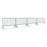 Alpine ADIPR202-01-4-KIT1 Interlocking Steel Barricade, Pack of 4