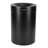 Alpine ALP475-50-BLK 50 Gallon Stainless Steel Trash Can (Black)