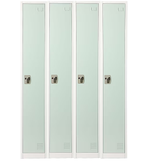Alpine ADI629-201-MGRN-PKG-4 Large Single Door Locker  Misty Green 4-Pack