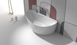 Cheviot Genoa Solid Surface Bathtub, Gloss White - 4125-WW