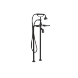 Cheviot Free Standing Tub Filler With Handshower, Cross Handles, Antique Bronze - 5117/3965-AB
