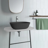 Cheviot Plural Vessel Sink 17 3/4" x 14", Matte Black - 1303-MB