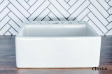 Cheviot Rio Vessel Sink, 16", White, Single Hole - 1488-WH-1
