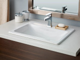 Cheviot Manhattan Drop-In Sink, 17 3/4", White, Single Hole Drilling - 1185-WH-1