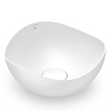 Cheviot Ruy Ohtake Vessel Sink,14.75", White - 1312-WH