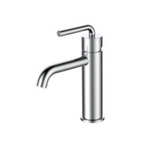 Fine Fixtures Round Single Hole Bathroom Faucet - Polished Chrome - FAM6PC