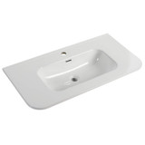 Fine Fixtures Shireplace Bathroom Vanity Sink 36" Wide, White - VS3618W