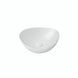 Toto Kiwami® Asymmetrical Vessel Bathroom Sink, Matte White - LT477#MW