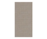 Swanstone 36" x 72" Metro Subway Tile Glue up Bathtub and Shower Single Wall Panel in Limestone - MTMK7236.218