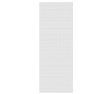 Swanstone 34" x 96" Metro Subway Tile Glue up Bathtub and Shower Single Wall Panel in White - MTMK9634.010