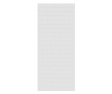Swanstone 38 x 84 Metro Subway Tile Glue up Bathtub and Shower Single Wall Panel in White - MTMK8438.010