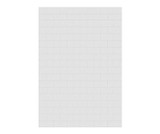 Swanstone 50" x 72" Metro Subway Tile Glue up Bathtub and Shower Single Wall Panel in White - MTMK7250.010