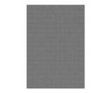 Swanstone 50" x 72" Metro Subway Tile Glue up Bathtub and Shower Single Wall Panel in Ash Gray - MTMK7250.203