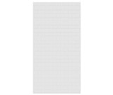 Swanstone 50" x 96" Metro Subway Tile Glue up Bathtub and Shower Single Wall Panel in White - MTMK9650.010