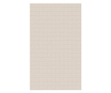 Swanstone 50" x 84" Metro Subway Tile Glue up Bathtub and Shower Single Wall Panel in Tahiti White - MTMK8450.011